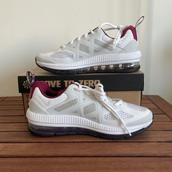 Nike Air Max Genome(GS) White Dark Beetroot Women 6.5/Big Kid 5Y(CZ4652-105) - Picture 3 of 11